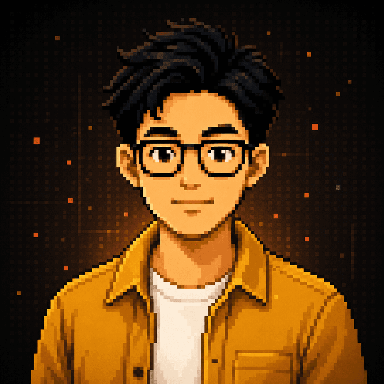 Pixel portrait of Aries Zhuang